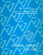 Annual Report 1994-1995 Samuel Neaman Institute