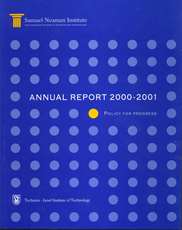 Annual Report 2000-2001 Samuel Neaman Institute