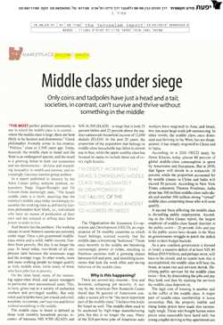 Middle class under siege