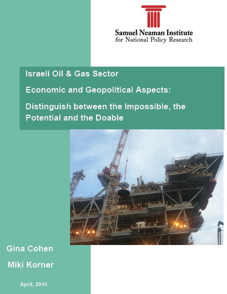 Israeli Oil and Gas Sector - Economic and Geopolitical Aspects