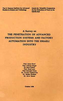 A Survey on the Penetration of Advanced Production Systems and Factory Automation into the Israeli Industry