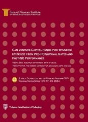 Can Venture Capital Funds Pick Winners? Evidence from Pre-IPO Survival Rates and Post-IPO Performance STE-WP-23