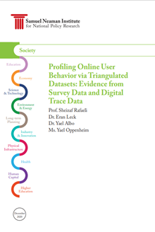 Profiling Online User Behavior via Triangulated Datasets: Evidence from Survey Data and Digital Trace Data