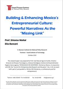 Building an Enhancing Mexico’s Entrepreneurial Culture: Powerful Narratives as the “Missing link”
