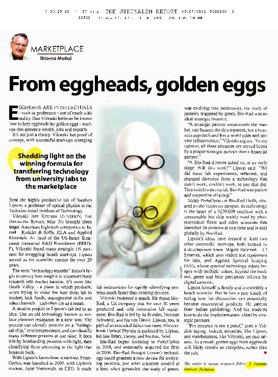 From egg heads, goldeneggs