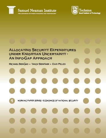 Allocating Security Expenditures under Knightian Uncertainty: an Info-Gap Approach
