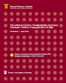 The Limits of Capital: Transcending the Public Financer - Private Producer Split in R&D (STE-WP-40)