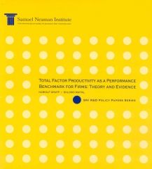 Total Factor Productivity as a Performance Benchmark for Firms: Theory and Evidence, SNI R&D Policy Papers Series