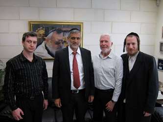 Integration of Orthodox jews - Meeting with Interior Minister Eli Yishai in Jerusalem