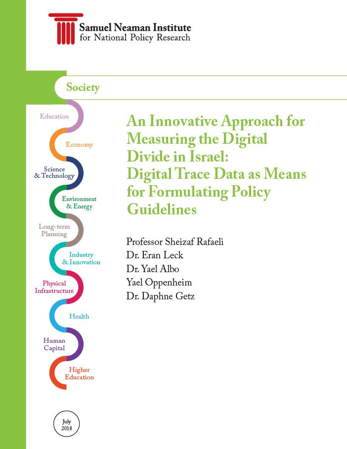 An Innovative Approach for Measuring the Digital Divide in Israel: Digital Trace Data as Means for Formulating Policy Guidelines