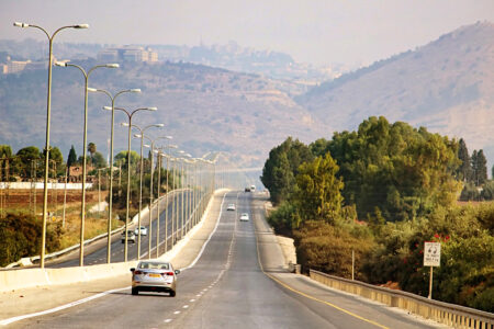 View of road in Israel North