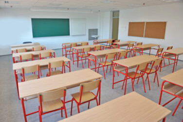 Empty classroom