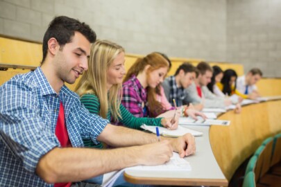 Students at lecture