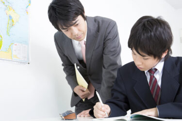 Teacher and student in Japan