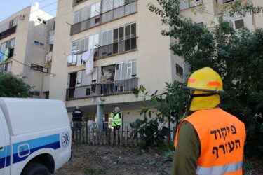 Missile attack on Ashkelon, Israel.